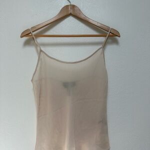 Ralph Lauren Sheer Cream Camisole Top